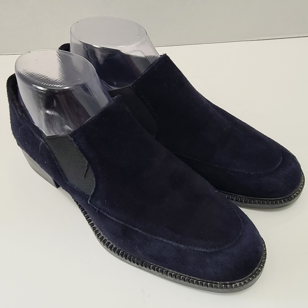 Kenneth Cole Blue Suede Slip On Womens Shoe Size 8
